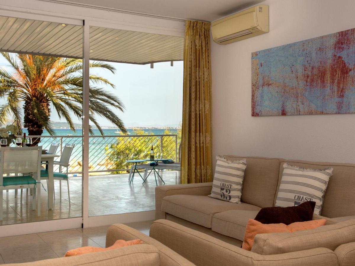 'Can Ventet' First Line Beach Port de Pollenca Exterior photo