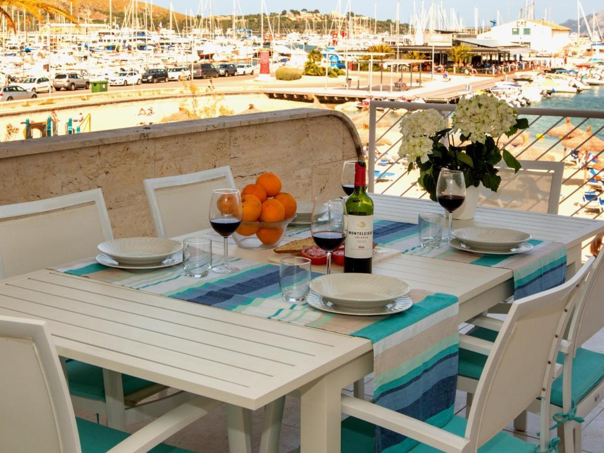 'Can Ventet' First Line Beach Port de Pollenca Exterior photo
